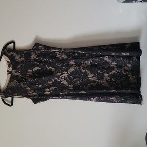 Apt. 9 Black and Cream Lace Dress